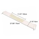 Natuurlijke exfoliërende loofah 70 x 30 x 8 cm Massagegordel van katoen en linnen Zachte exfoliërende borstel voor douche en bad Verwijdering van dode huidcellen 2