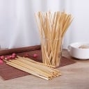 Natuurlijke rietjes van stro 100 stuks Rietjes voor het drinken van limonade en cocktails Lengte 20 cm Vervanging voor plastic rietjes voor thuis 5