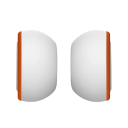 Náus de espuma de memória para Apple AirPods Pro 1/2, tamanho L 14 mm, silicone, alívio de pressão, rede contra pó 1 par 1