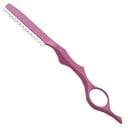Navalha para desbastar cabelo com lâmina intercambiável 17,5 cm punho ergonómico em alumínio para corte de cabelo 2