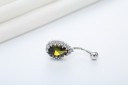 Navlepiercing med sten J3384 1