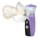 Nebulizator inhalator z 3 trybami i wyświetlaczem LED pojemność 15 ml 12,5 x 5,8 x 4 cm cząstki 5 µm dla dzieci i dorosłych do użytku 6