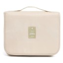 Neceser de tela impermeable para cosméticos, 18,5 x 24 x 9,5 cm, organizador de viaje con gancho, neceser de maquillaje para baño, para mujer, colgante 3
