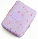 Neceser de viaje para mujer con estampado Compartimento doble en el medio Compartimento de malla en la tapa Asa en el lateral Nylon 1