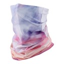 Neck Gaiter and Scarf with Colourful Tie-Dye Pattern in Purple and Pink for Hiking, Cycling, Sports and Fishing 2