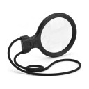 Neck Magnifier with Lighting 30 LED Magnification 5x and 10x Lens 138 mm Removable Handle USB-C Charging Black for Reading Sewing and Handicrafts 4