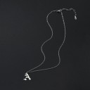 Necklace with Alphabet Letter D315 5