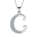 Necklace with Alphabet Letter D620 3