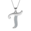 Necklace with Alphabet Letter D620 20