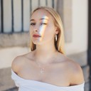 Necklace with Alphabet Letter D620 29