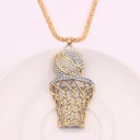 Necklace with Basketball Hoop 8