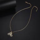 Necklace with Bicycle 4