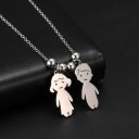 Necklace with Children's Pendant 17