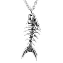 Necklace with Fish Skeleton 3