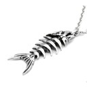 Necklace with Fish Skeleton 4