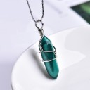 Necklace with Natural Crystal 14