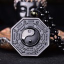 Necklace with Yin and Yang Pendant 3