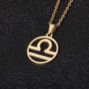 Necklace with Zodiac Sign Pendant 23