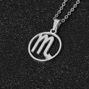 Necklace with Zodiac Sign Pendant 3