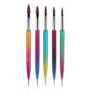 Neglekunst-dottingpen med pensel 5 stk. T807 2