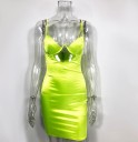Neon mini-jurk 1