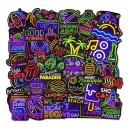 Neon Stickers 50 pcs A1761 1