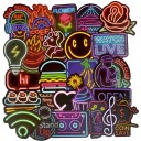 Neon Stickers 50 pcs A1773 2