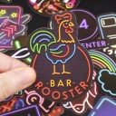 Neon Stickers 50 pcs A1773 4