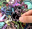Neon Stickers 50 pcs 2