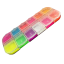 Neon szemhéjpúder paletta 12 színű Boldly Colored szemhéjpúderek Ultra pigmentált púderes árnyékok 2