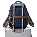 Nepromokavý nylonový cestovní batoh 40 x 28 x 17 cm Vodotěsná kapsa Dvojitý zip Postranní kapsa na láhev Lehký batoh na výlety i do města 3