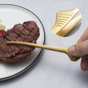 Nerezová kuchynská pinzeta na varenie 24,3 x 1,5 cm Precízna pinzeta na grilovanie Obracacie kuchynské kliešte Profesionálna pinzeta 4