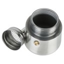 Nerezová moka konvička na kávu s filtrem 450 ml nerezová ocel a plast stříbrná kávovar na espresso pro domácí použití 3