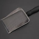 Nerezová síťová lopatka 27,5 x 10 x 5 cm pro plazy na čištění terária s očky 2,8 x 2,8 mm 4