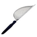 Nerezová síťová lopatka 27,5 x 10 x 5 cm pro plazy na čištění terária s očky 4,3 x 4,3 mm 5