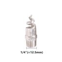 Nerezová spirálová tryska 1/4" 12,5 mm 316L s vonkajším závitom proti ucpaniu jemný rozstrek pre zavlažovanie 2