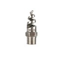 Nerezová spirálová tryska 3/8" 16,2 mm 316L s vnějším závitem proti ucpání široký rozstřik pro zavlažování 1