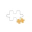 Nerezové vykrajovátko v tvare puzzle 2