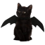 Netopierie krídla pre mačku Halloweensky obleček pre mačky Roztomilý oblečok pre mačky 1