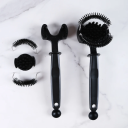 Nettoyeur de brosses pour têtes de groupes de machines à café 51 mm Brosse de nettoyage professionnelle pour machines à café espresso Entretien de la tête de café Outil de barista 2