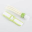 Nettoyeur de ventilations et de stores avec trois doigts en tissu et une brosse à l'autre extrémité Outil double face pour la poussière 5