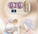 Nettoyeur ultrasonique de lentilles de contact avec écran LED et chargement USB, étui portable, nettoyage à 360° et 18 000 vibrations 4
