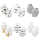 Neugeborenenhandschuhe gegen Kratzer für Babys, Set mit 6 Paaren, Baumwolle, Größe 0–1 Jahr, Babyhandschuhe für die Hände 1
