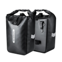 NEWBOLER Sada 2 ks voděodolných cyklistických brašen na vidlici nebo zadní nosič 10 l rozměry 18,5 x 12,5 x 35 cm s rychloupínáním 1