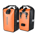 NEWBOLER Sada 2 ks voděodolných cyklistických brašen na vidlici nebo zadní nosič 10 l rozměry 18,5 x 12,5 x 35 cm s rychloupínáním 3