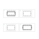 NFEP fólie 280 x 200 x 0,127 mm sada 2 ks Vysoce odolná průsvitná fólie pro 3D tiskárny ELEGOO Saturn a další modely 3