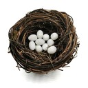 Nido decorativo con huevos. 2