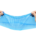Niebieskie jednorazowe ochraniacze na buty 100 szt. Plastikowe ochraniacze ochronne Higieniczna ochrona obuwia Do użytku domowego i służby zdrowia 2
