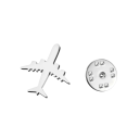 Nierdzewna broszka samolot 20 × 20 mm metalowy pin minimalistyczny kształt dodatek do odzieży na klapę plecak podróże motyw pilota 2