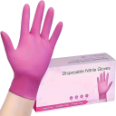Nitrile Disposable Gloves 100 pcs Size S 24 cm Protective Gloves for Cleaning Cooking Hair Dyeing Household 4